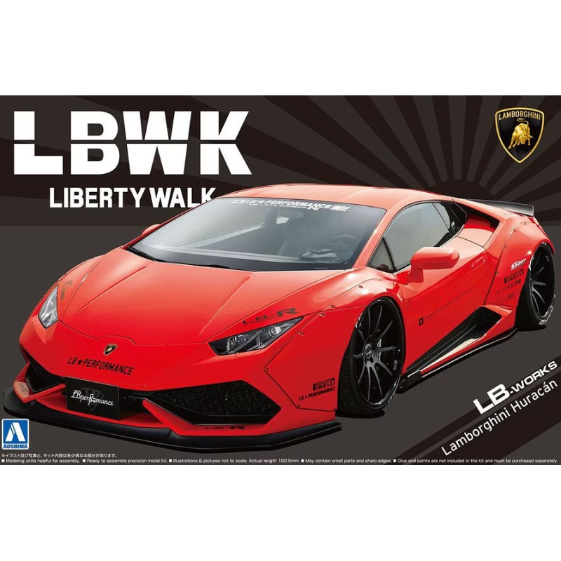 Lb Works Lamborghini Huracan Version 1 - 1/24 - AOSHIMA 05988