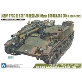 Automoteur Jgsdf Type 60 de 106 mm (2 véhicules) - 1/72 - AOSHIMA 00796