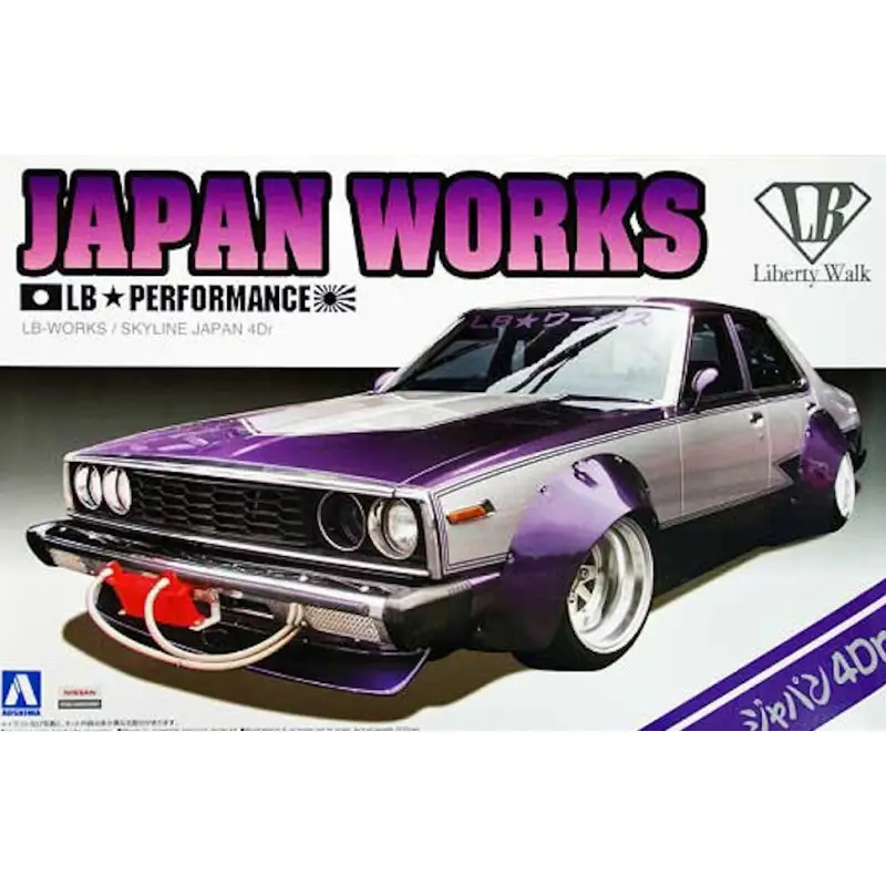 Nissan Lb Works Japan 4DR - 1/24 - AOSHIMA 00980