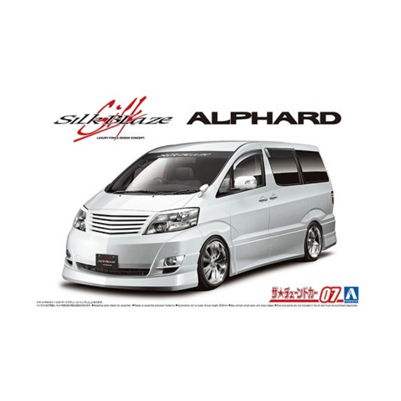 Toyota Silk Blaze MNH/ANH10/15W Alphard - 1/24 - AOSHIMA 05873