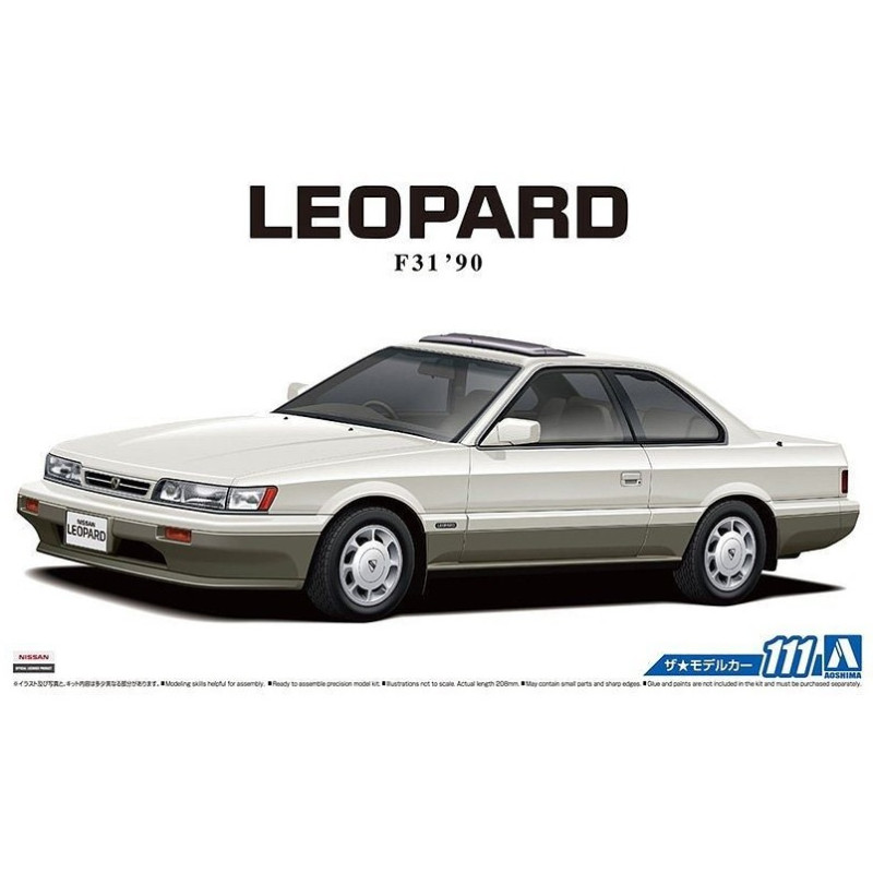 Nissan UF31 Leopard Ultima V30 Twincam - 1/24 - AOSHIMA 05739