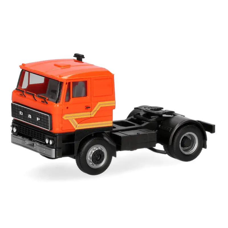 Tracteur porteur DAF 2800 à 2 essieux, orange - HO 1/87 - HERPA 321198