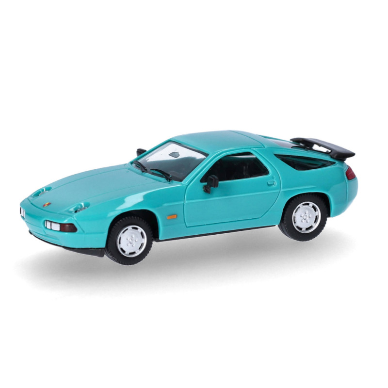 Porsche 928 S4, turqoise - HO 1/87 - HERPA 023580-002