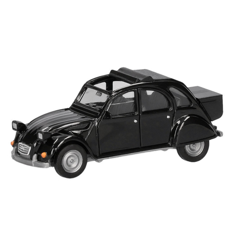 Citroën 2 CV avec malle, noire - HO 1/87 - HERPA 027632-007
