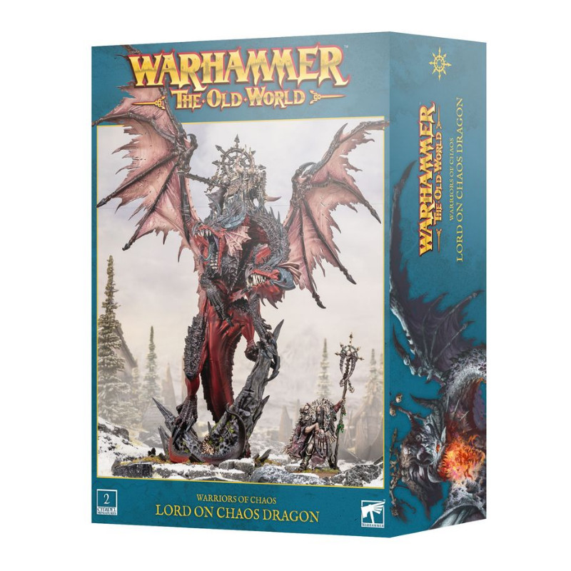 Seigneur/Sorcier sur Dragon du Chaos - Warhammer The Old World 08-19