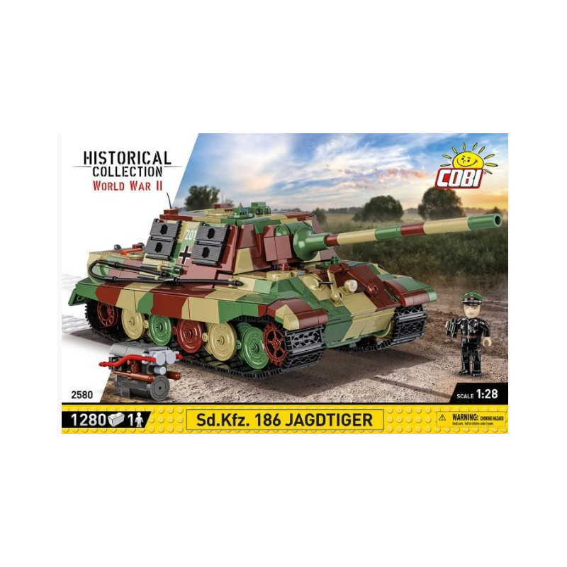 Char Sd.kfz 186 Jagdtiger - échelle 1/28 - COBI 2580