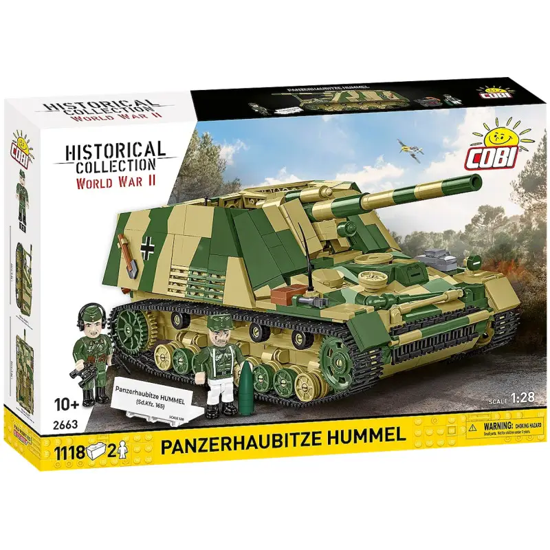 Panzerhaubitze Hummel SD.KFZ.165 - échelle 1/28 - COBI 2663