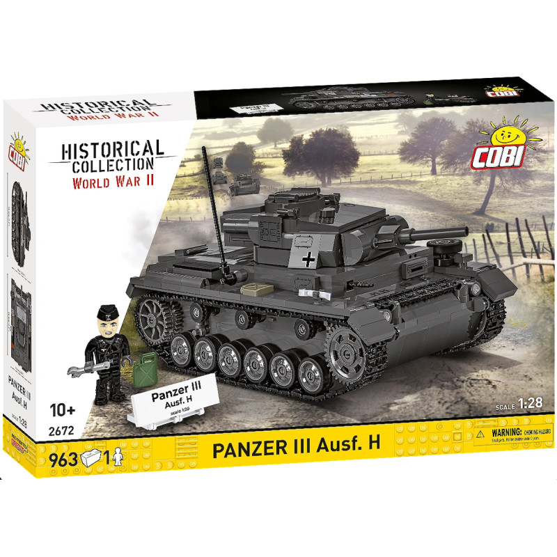 Panzer III Ausf.h - échelle 1/28 - COBI 2672