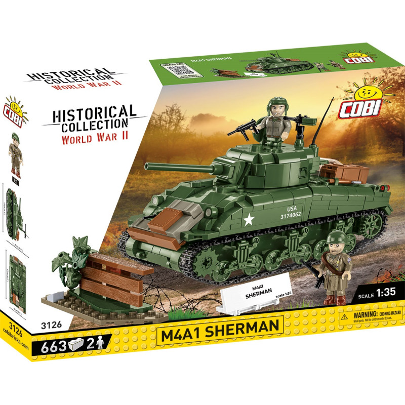 M4A1 Sherman - échelle 1/35 - COBI 3126