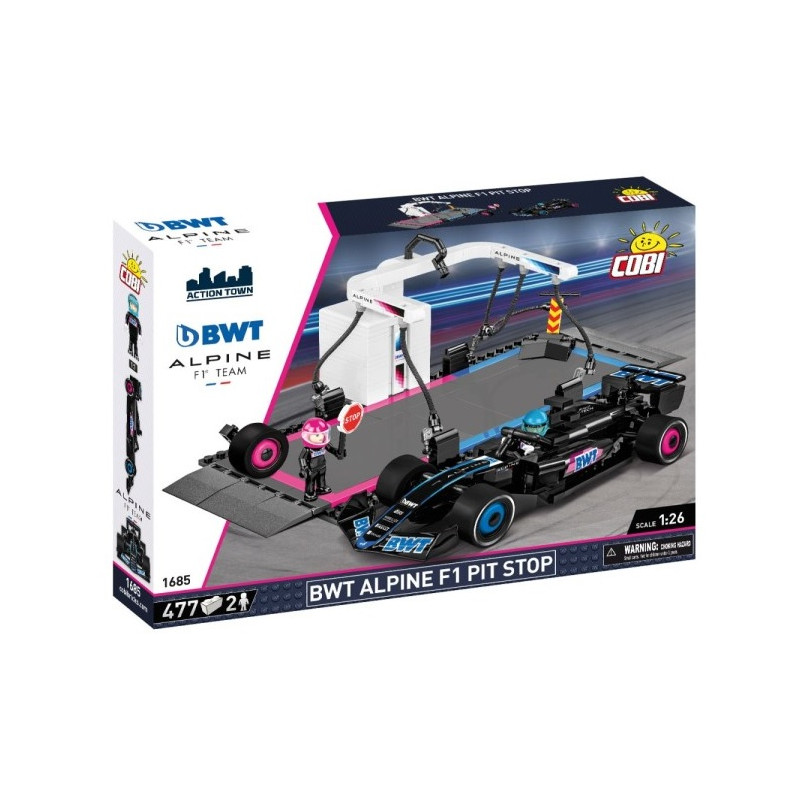 Bwt Alpine F1 Pit Stop - échelle 1/26 - COBI 1685