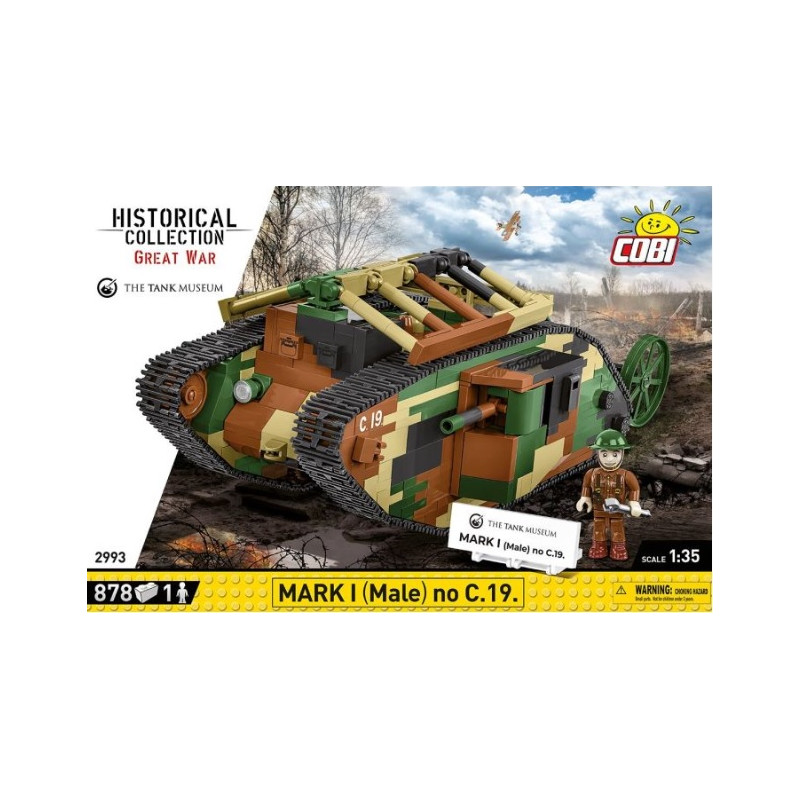 Mark I Male No C.19 - échelle 1/35 - COBI 2993