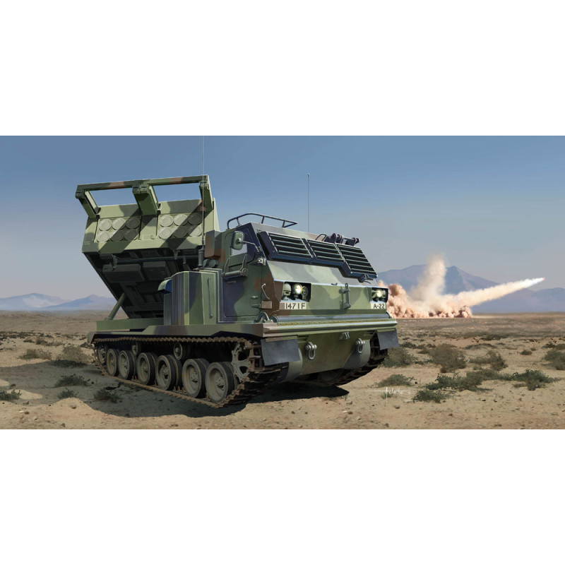 Système de lance-roquettes multiples M270/A1 US - 1/35 - TRUMPETER 01049