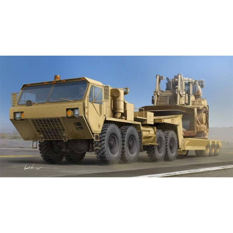 Tracteur HEMTT M983A2 avec semi-remorque M870A1 - 1/35 - TRUMPETER 01055