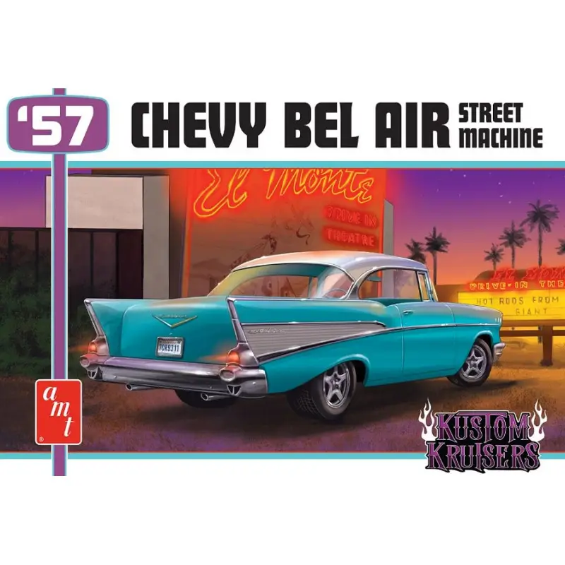 Chevy Bel Air Street Machine 1957 - 1/25 - AMT 1460