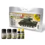 Set peintures Sherman Fury - MIG jimenez AMMO 7427