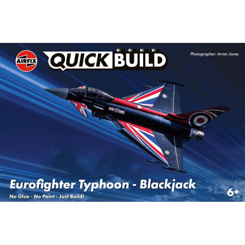 QUICKBUILD Eurofighter Typhoon Blackjack - AIRFIX J6059
