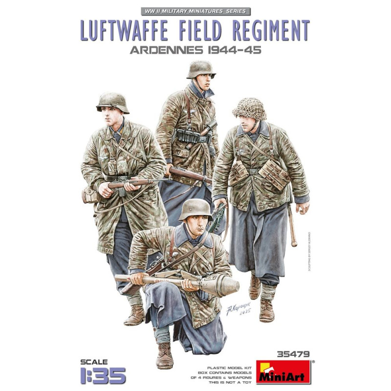 Régiment de campagne de la Luftwaffe Ardennes 1944-45 - 1/35 - MINIART 35479