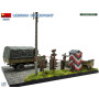 Diorama Poste de contrôle allemand - 1/35 - MINIART 36075