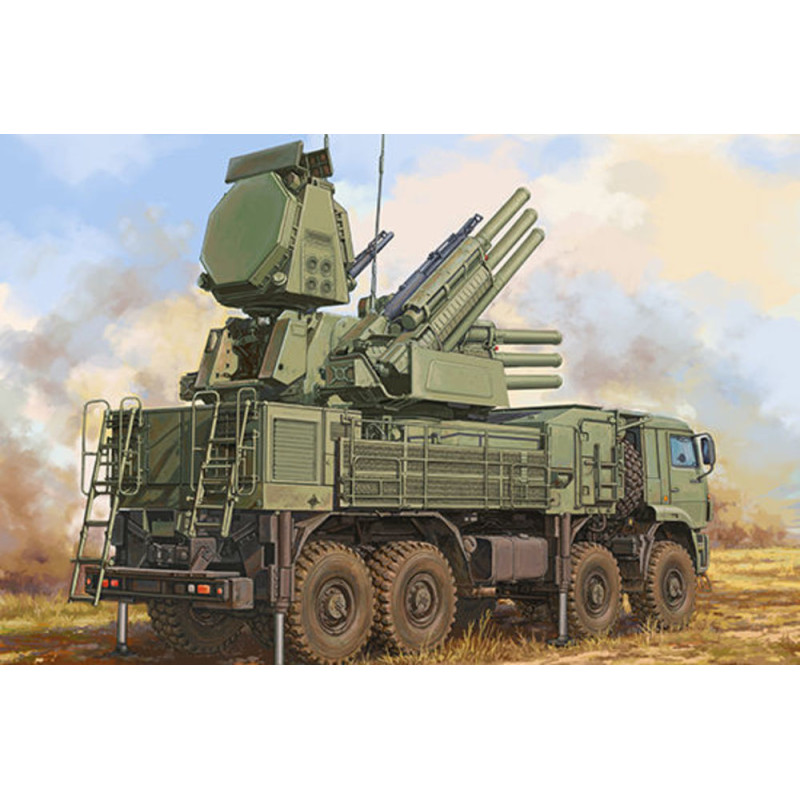 Unité de combat russe 72V6E4 du Pantsir 96K6 - S1 ADMGS (avec radar bande S RLM SOC) - 1/35 - TRUMPETER 01061