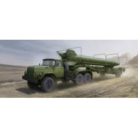 Remorque 2T3M1 avec missile 8K14 tractée par un char - 1/35 - TRUMPETER 01081