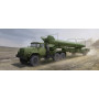 Remorque 2T3M1 avec missile 8K14 tractée par un char - 1/35 - TRUMPETER 01081