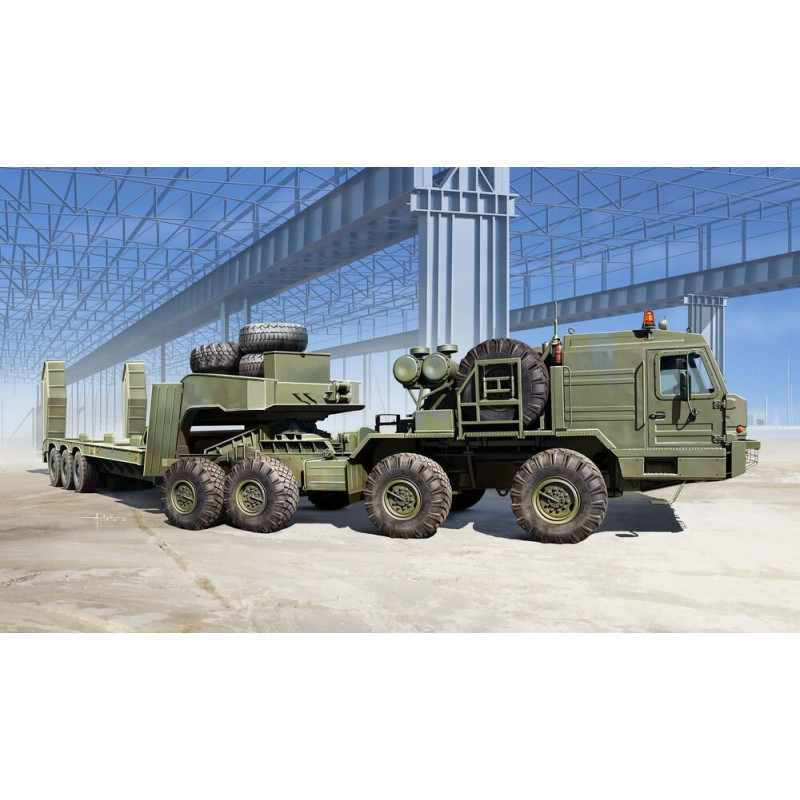 BAZ-6403 avec remorque ChMZAP-9990-071 - 1/35 - TRUMPETER 01086