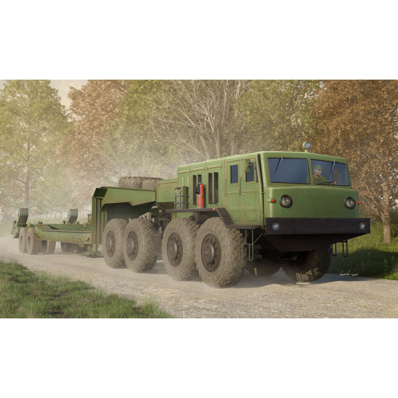Transporteur MAZ-545 avec semi-remorque CHMZAP-5247G - 1/35 - TRUMPETER 01089