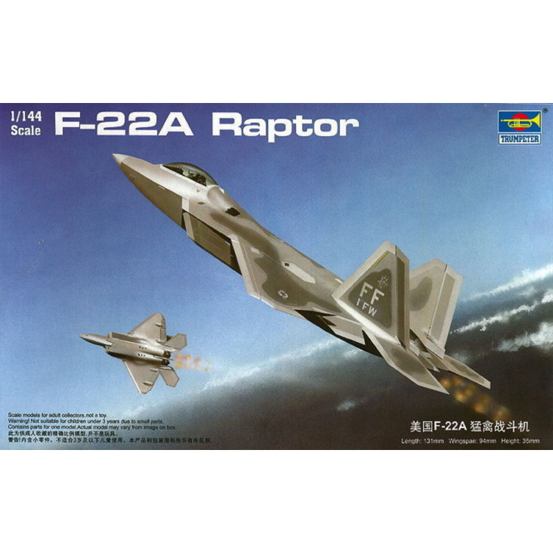 F-22A Raptor - 1/144 - TRUMPETER 01317
