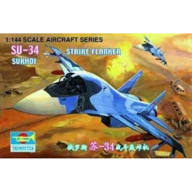 Sukhoi Su-34 Strike Flanker - 1/144 - TRUMPETER 01329