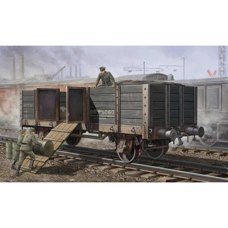 Wagon des chemins de fer allemands - 1/35 - TRUMPETER 01517