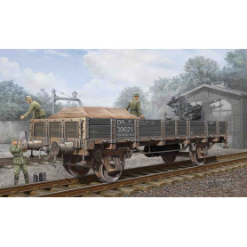 Wagon plat des chemins de fer allemands- 1/35 - TRUMPETER 01518