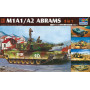 M1A1/A2 Abrams 5 en 1 - 1/35 - TRUMPETER 01535
