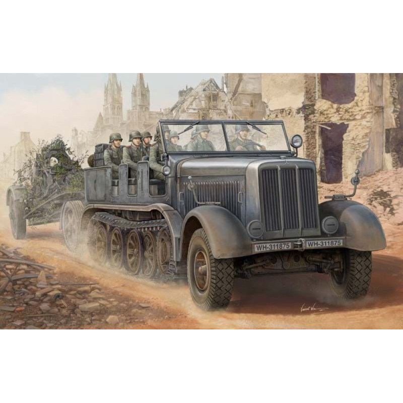 Tracteur lourd Sd.Kfz.8 12t - 1/35 - TRUMPETER 01583