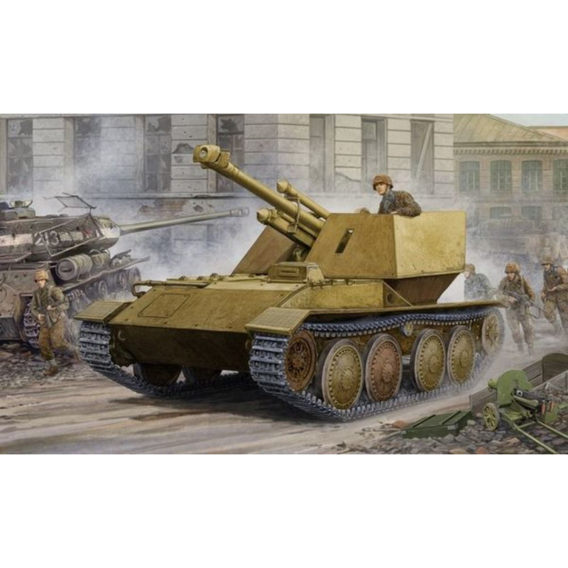 Porte-armes Krupp/Ardelt 105 mm leFH-18 - 1/35 - TRUMPETER 01586