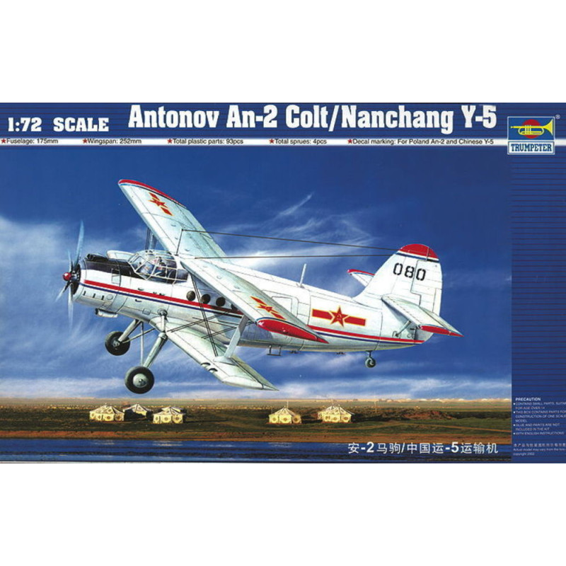 Antonov An-2 Colt / Nanchang Y-5 - 1/72 - TRUMPETER 01602