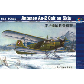 Antonov An-2M Colt avec skis - 1/72 - TRUMPETER 01607