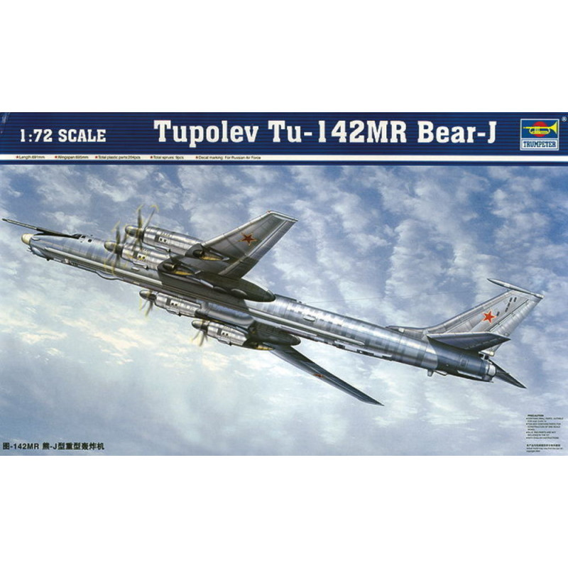 Tupolev Tu-142 MR Bear-J - 1/72 - TRUMPETER 01609