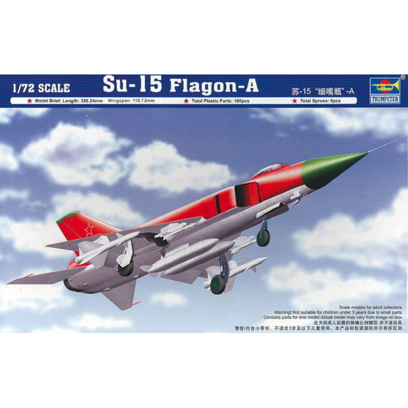 Su-15 Flacon-A - 1/72 - TRUMPETER 01624