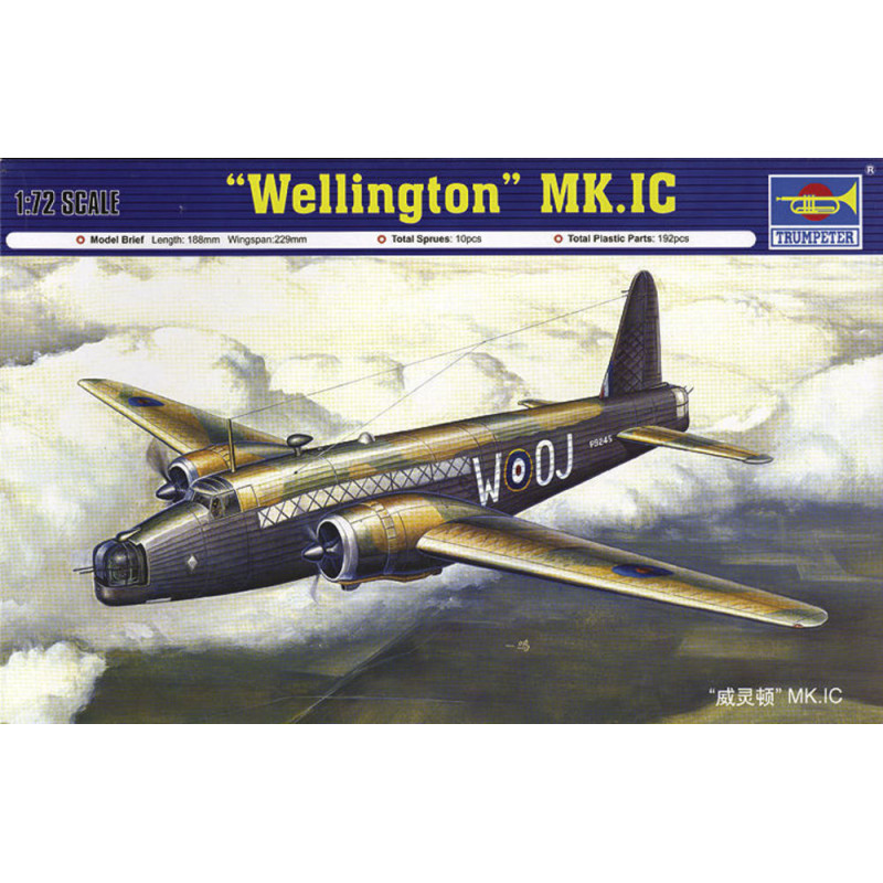 « Wellington » Mk.1C - 1/72 - TRUMPETER 01626