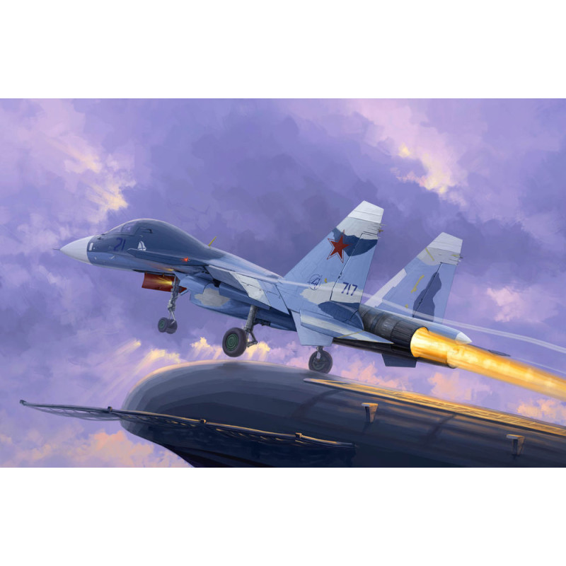Su-33UB Flanker D russe - 1/72 - TRUMPETER 01669