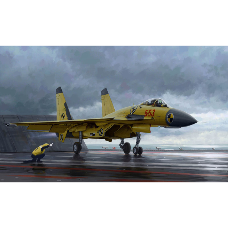J-15 chinois avec pont d'envol - 1/72 - TRUMPETER 01670