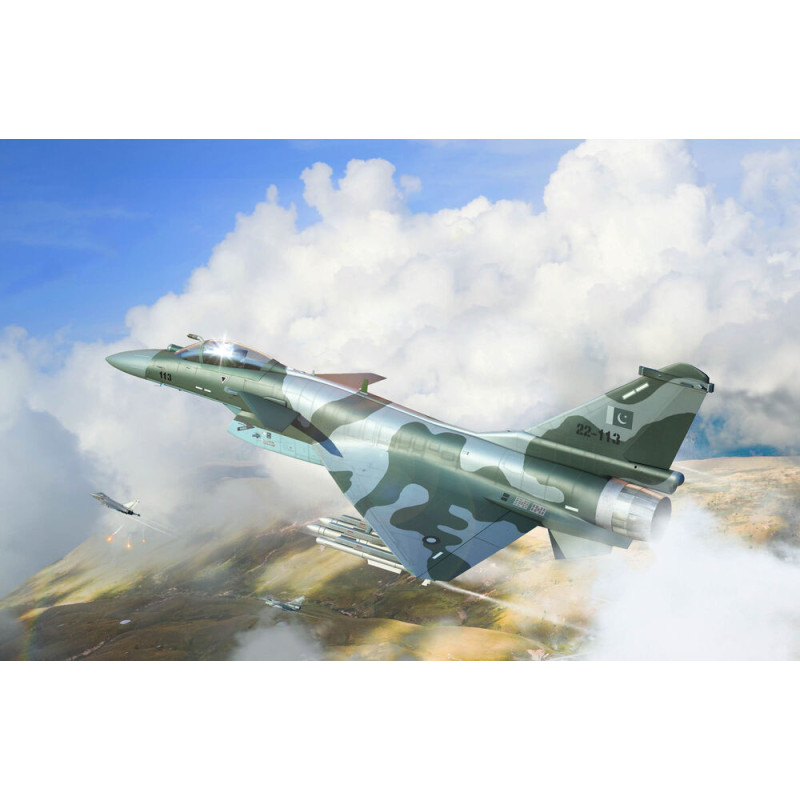 Le chasseur multirôle J-10CE de la PAF et le Rafale - 1/72 - TRUMPETER 01690