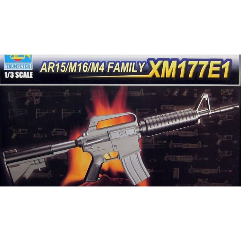 Fusil d'assaut AR15/M16/M4-XM177E1 - 1/3 - TRUMPETER 01902