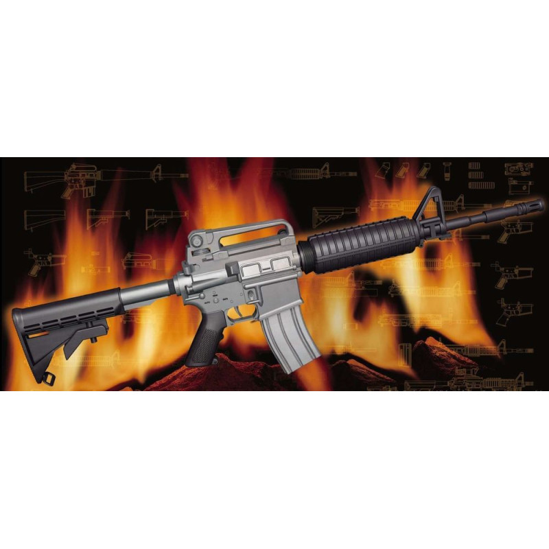 Fusil d'assaut AR15/M16/M4 - M4A1 - 1/3 - TRUMPETER 01908