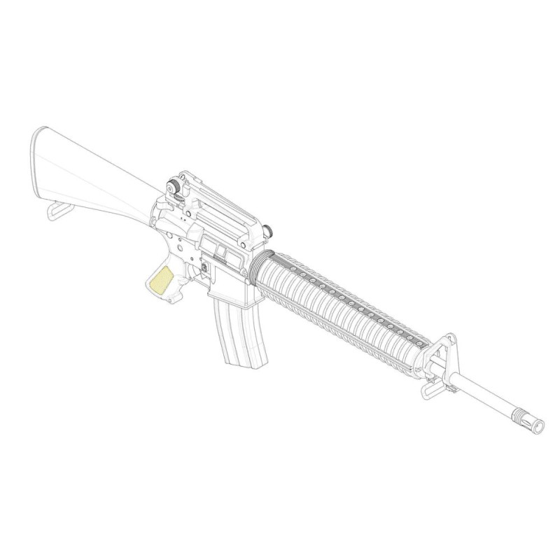 Fusil d'assaut AR15/M16/M4 - M16A3 - 1/3 - TRUMPETER 01911