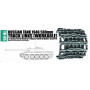 Chenilles pour chars russes T-54, T-55 et T-62 - 1/35 - TRUMPETER 02035