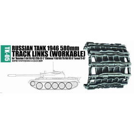 Chenilles pour chars russes T-54, T-55 et T-62 - 1/35 - TRUMPETER 02035