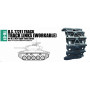 Chenille T72E1 américaine pour char léger M24 - 1/35 - TRUMPETER 02037