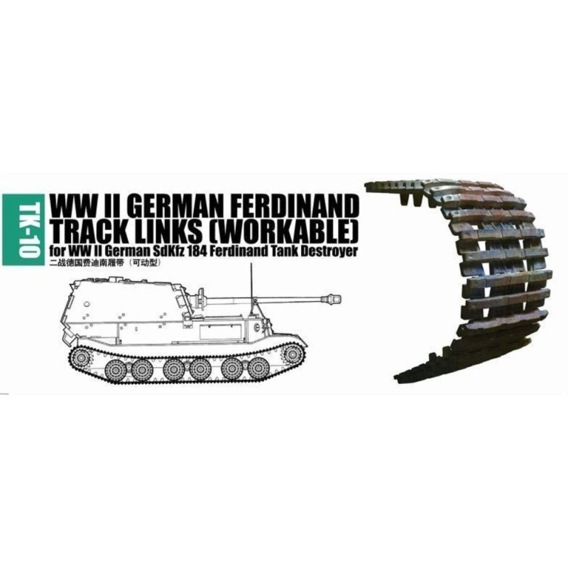 Chenilles pour Sdkfz Ferdinand WWII - 1/35 - TRUMPETER 02040