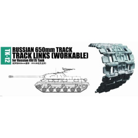 Chenille russe de 650 mm pour char russe KV/JS - 1/35 - TRUMPETER 02042